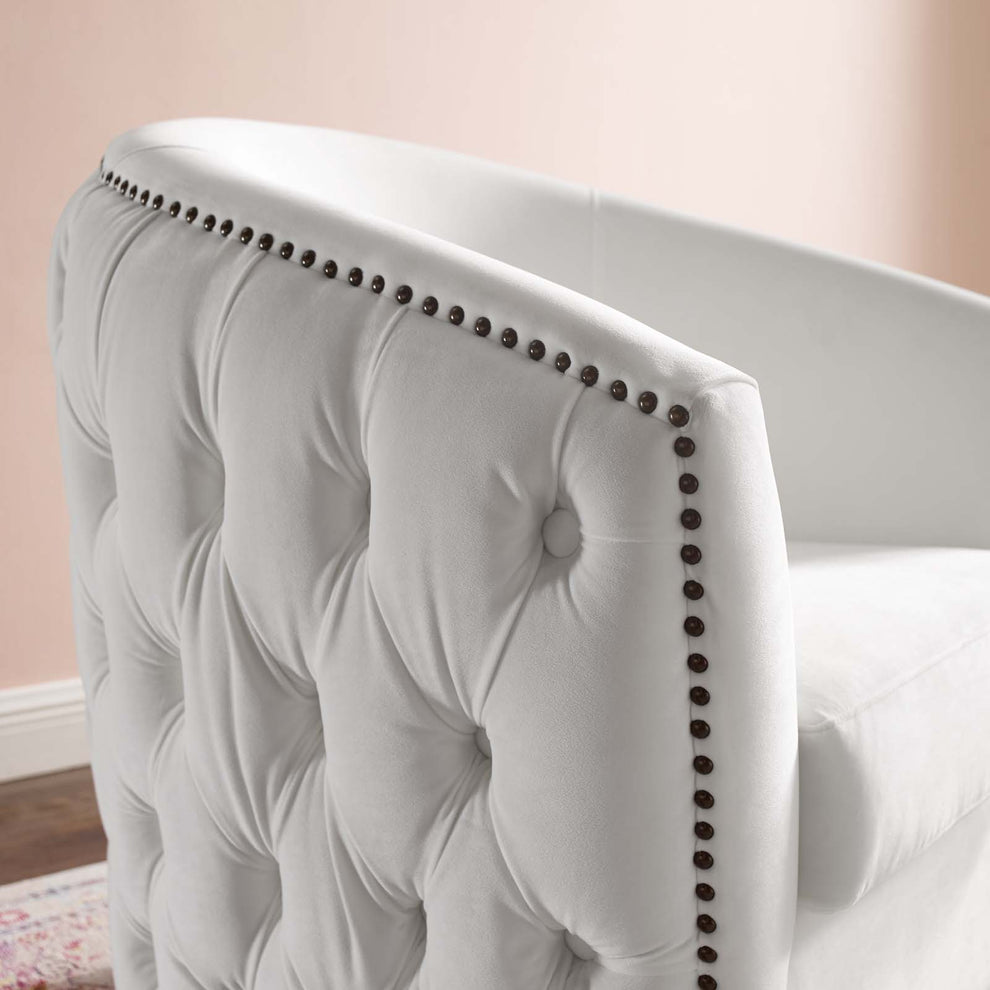 Modway Rogue Swivel Performance Velvet Armchair - EEI-3434 | Armchairs | Modishstore - 8