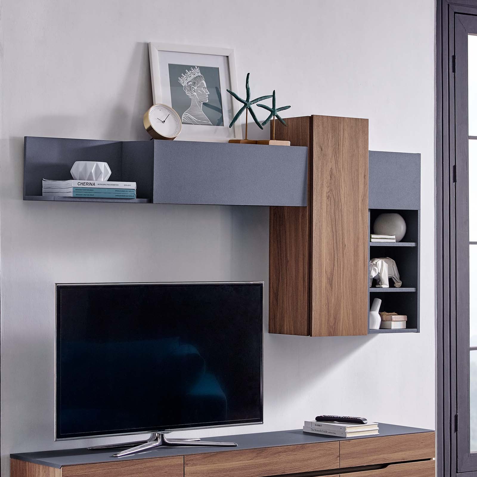 Modway Scope Wall Mounted Shelves - EEI-3440 | Wall Shelf | Modishstore - 1