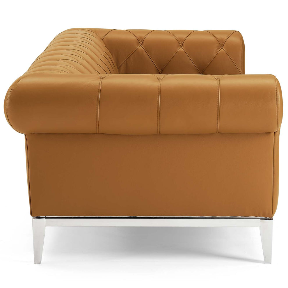 Modway Idyll Tufted Button Upholstered Leather Chesterfield Sofa - EEI-3441 | Sofas | Modishstore - 10