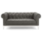 Modway Idyll Tufted Button Upholstered Leather Chesterfield Loveseat - EEI-3442 | Loveseats | Modishstore - 5