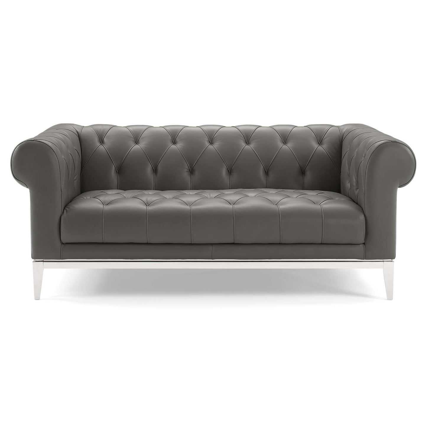 Modway Idyll Tufted Button Upholstered Leather Chesterfield Loveseat - EEI-3442 | Loveseats | Modishstore - 5