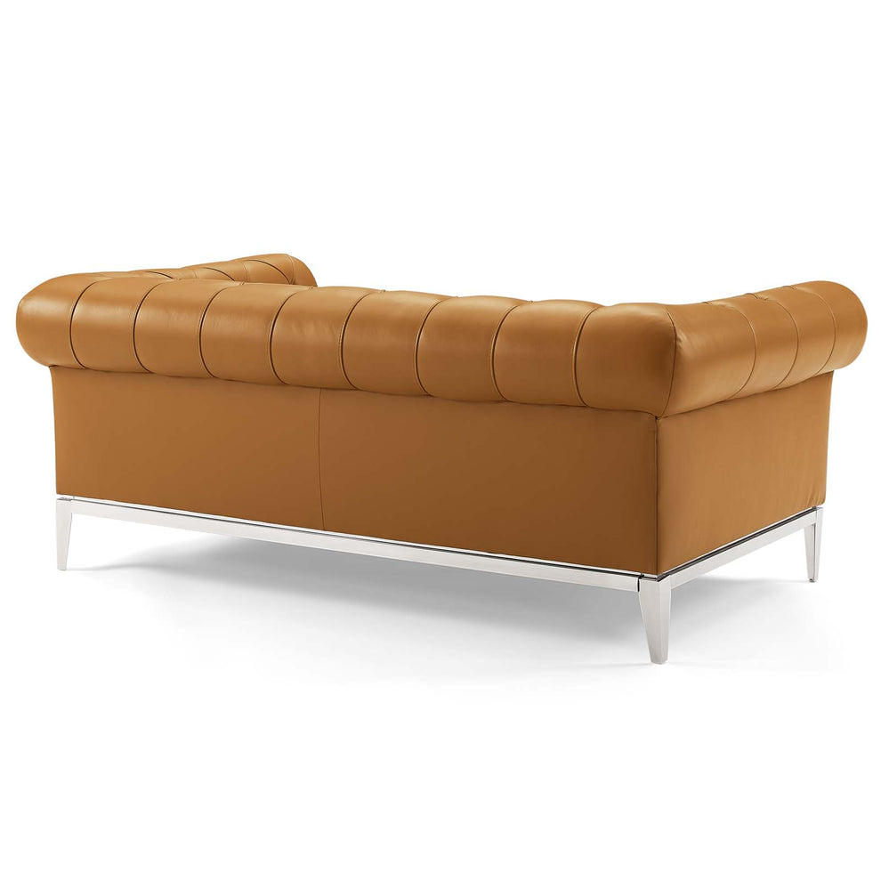 Modway Idyll Tufted Button Upholstered Leather Chesterfield Loveseat - EEI-3442 | Loveseats | Modishstore - 12