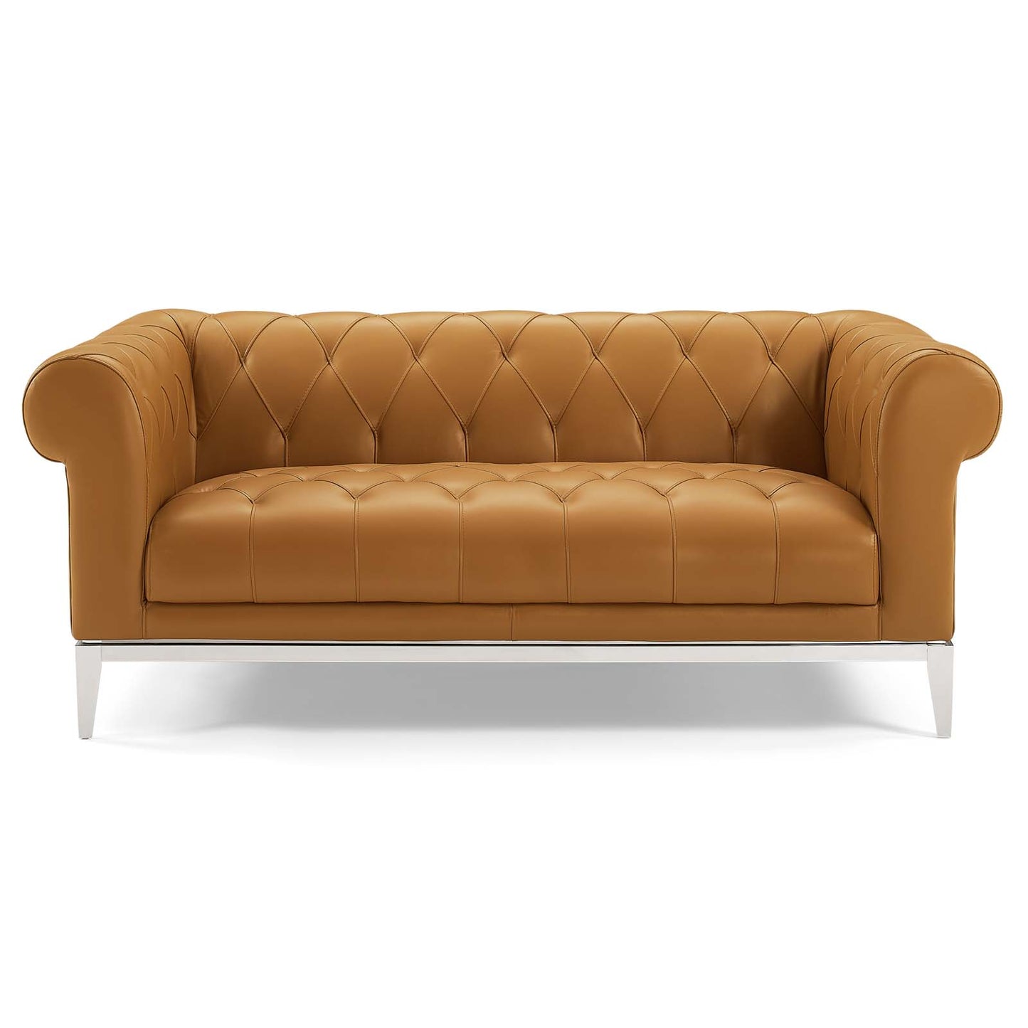 Modway Idyll Tufted Button Upholstered Leather Chesterfield Loveseat - EEI-3442 | Loveseats | Modishstore - 13