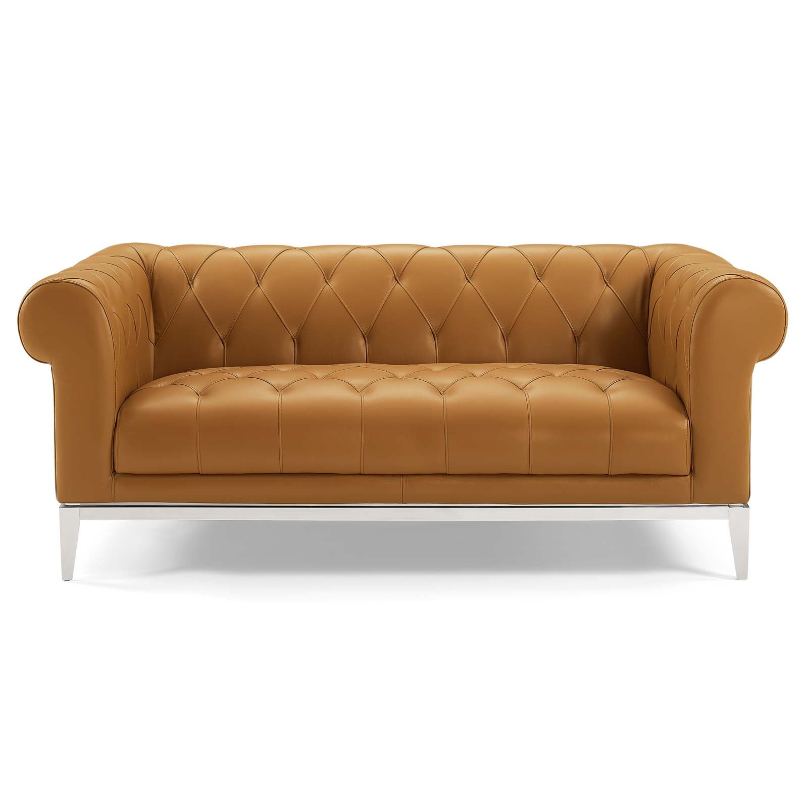 Modway Idyll Tufted Button Upholstered Leather Chesterfield Loveseat - EEI-3442 | Loveseats | Modishstore - 13