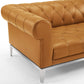 Modway Idyll Tufted Button Upholstered Leather Chesterfield Loveseat - EEI-3442 | Loveseats | Modishstore - 14