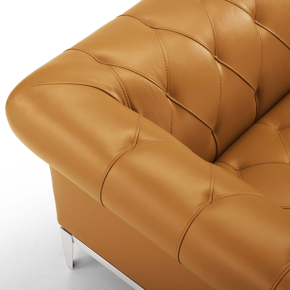 Modway Idyll Tufted Button Upholstered Leather Chesterfield Loveseat - EEI-3442 | Loveseats | Modishstore - 15