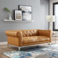 Modway Idyll Tufted Button Upholstered Leather Chesterfield Loveseat - EEI-3442 | Loveseats | Modishstore - 9