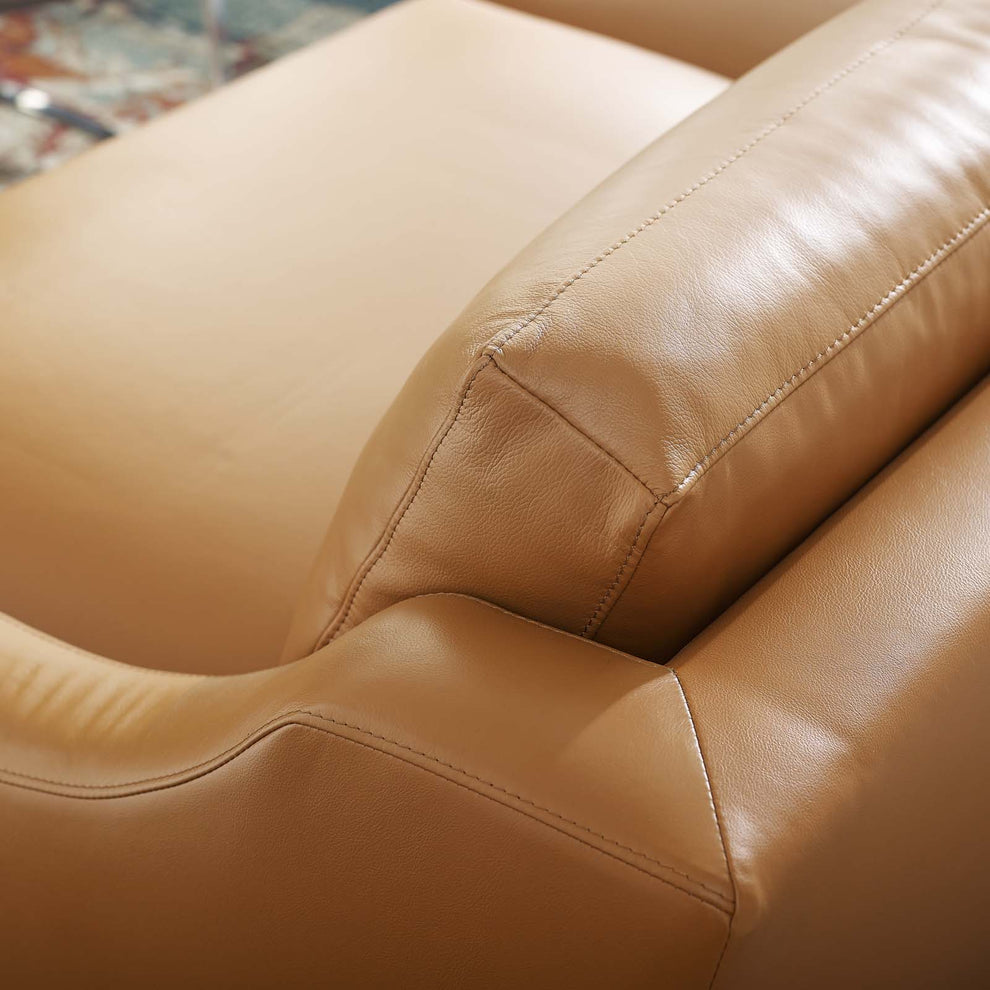 Modway Harness 83.5" Stainless Steel Base Leather Sofa - EEI-3444 | Sofas | Modishstore - 15