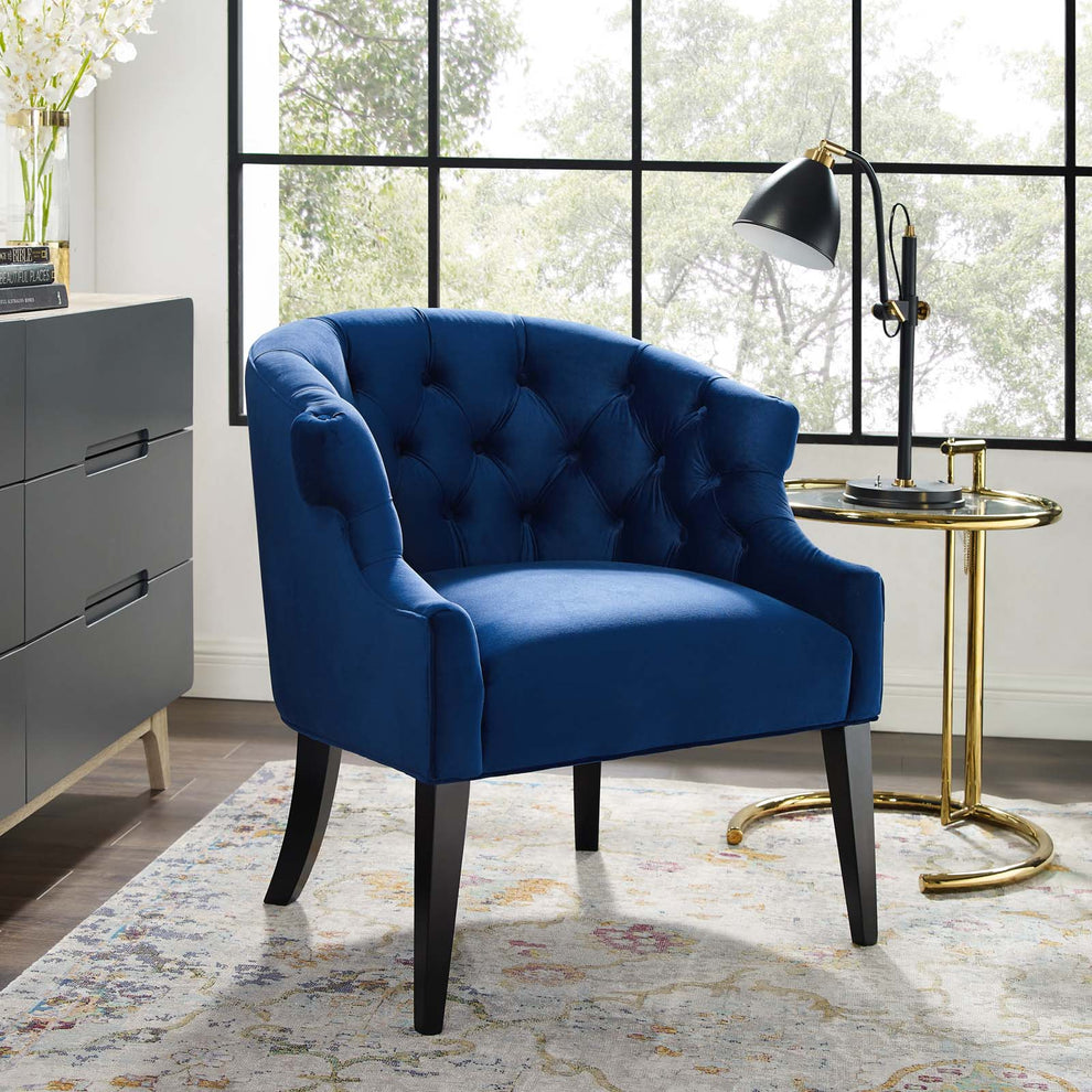 Modway Precept Accent Performance Velvet Armchair - EEI-3452 | Armchairs | Modishstore - 6