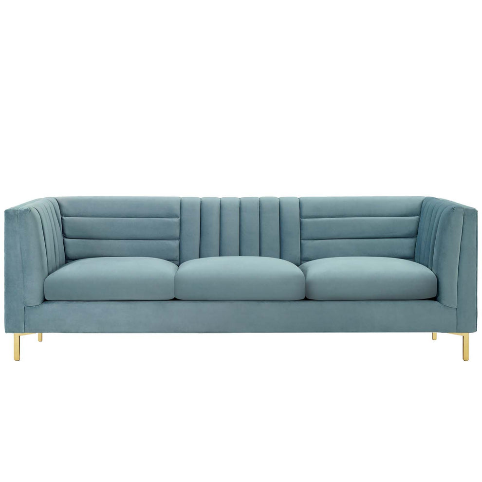 Modway Ingenuity Channel Tufted Performance Velvet Sofa - EEI-3454 | Sofas | Modishstore - 13