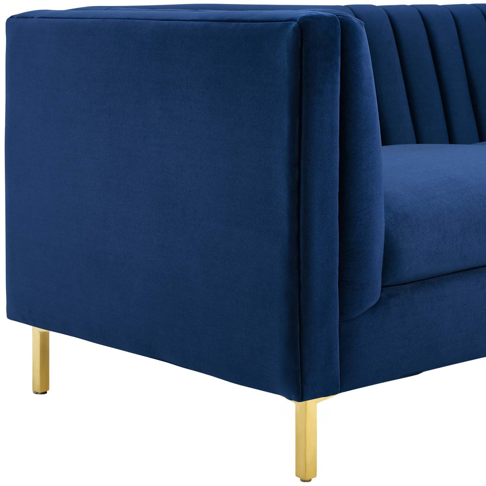 Modway Ingenuity Channel Tufted Performance Velvet Sofa - EEI-3454 | Sofas | Modishstore - 11
