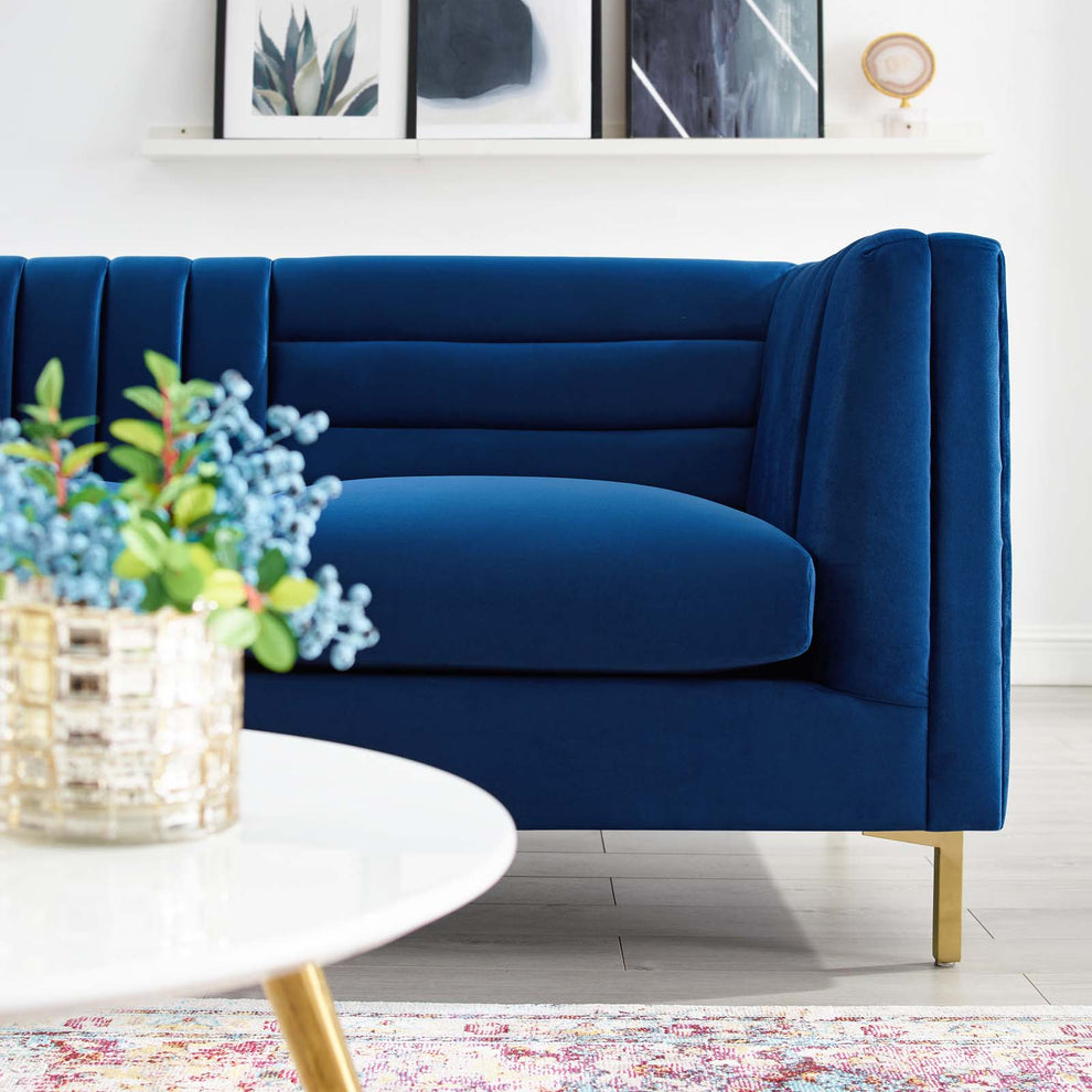 Modway Ingenuity Channel Tufted Performance Velvet Sofa - EEI-3454 | Sofas | Modishstore - 9