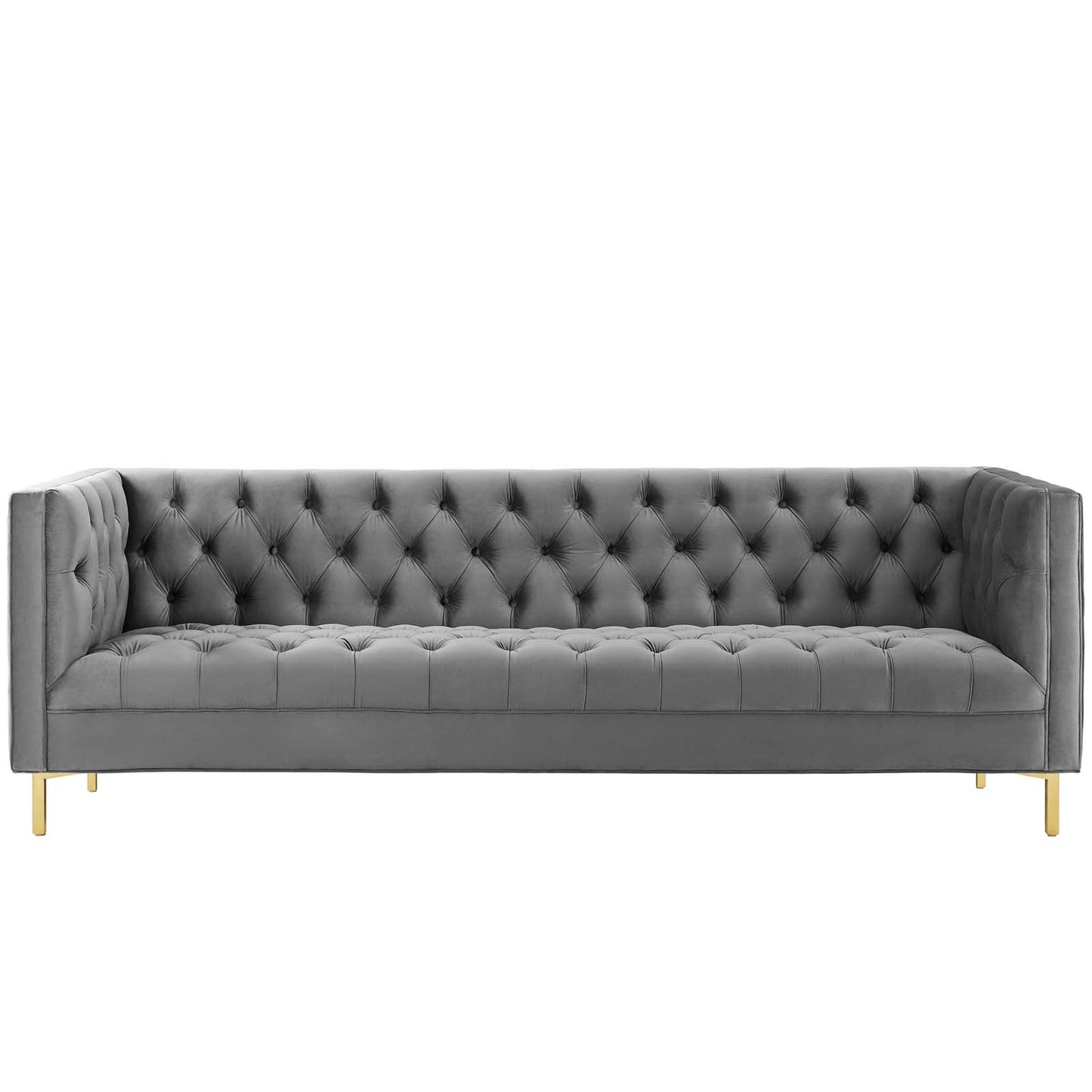 Modway Delight Tufted Button Performance Velvet Sofa | sofas | Modishstore-7