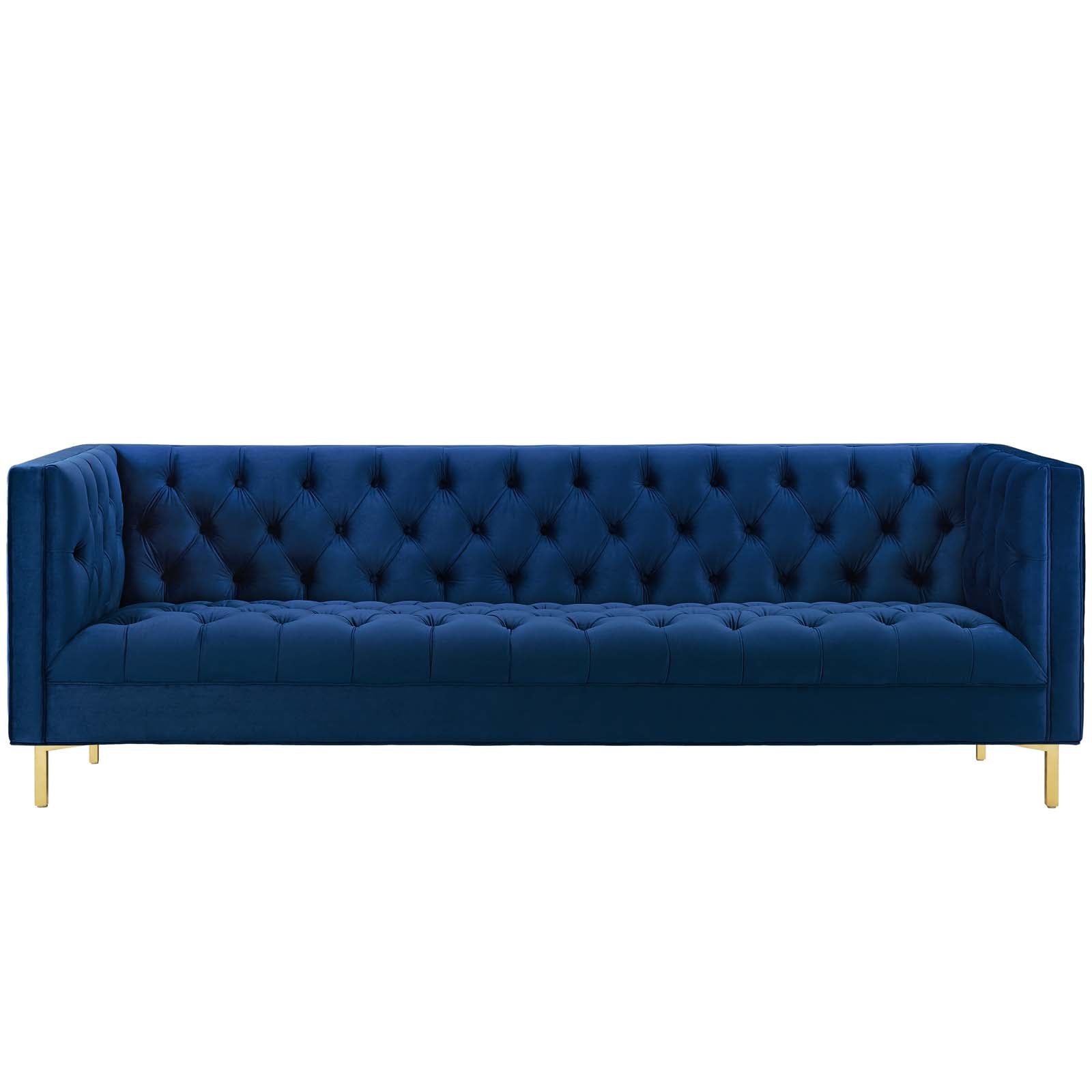 Modway Delight Tufted Button Performance Velvet Sofa | sofas | Modishstore-12