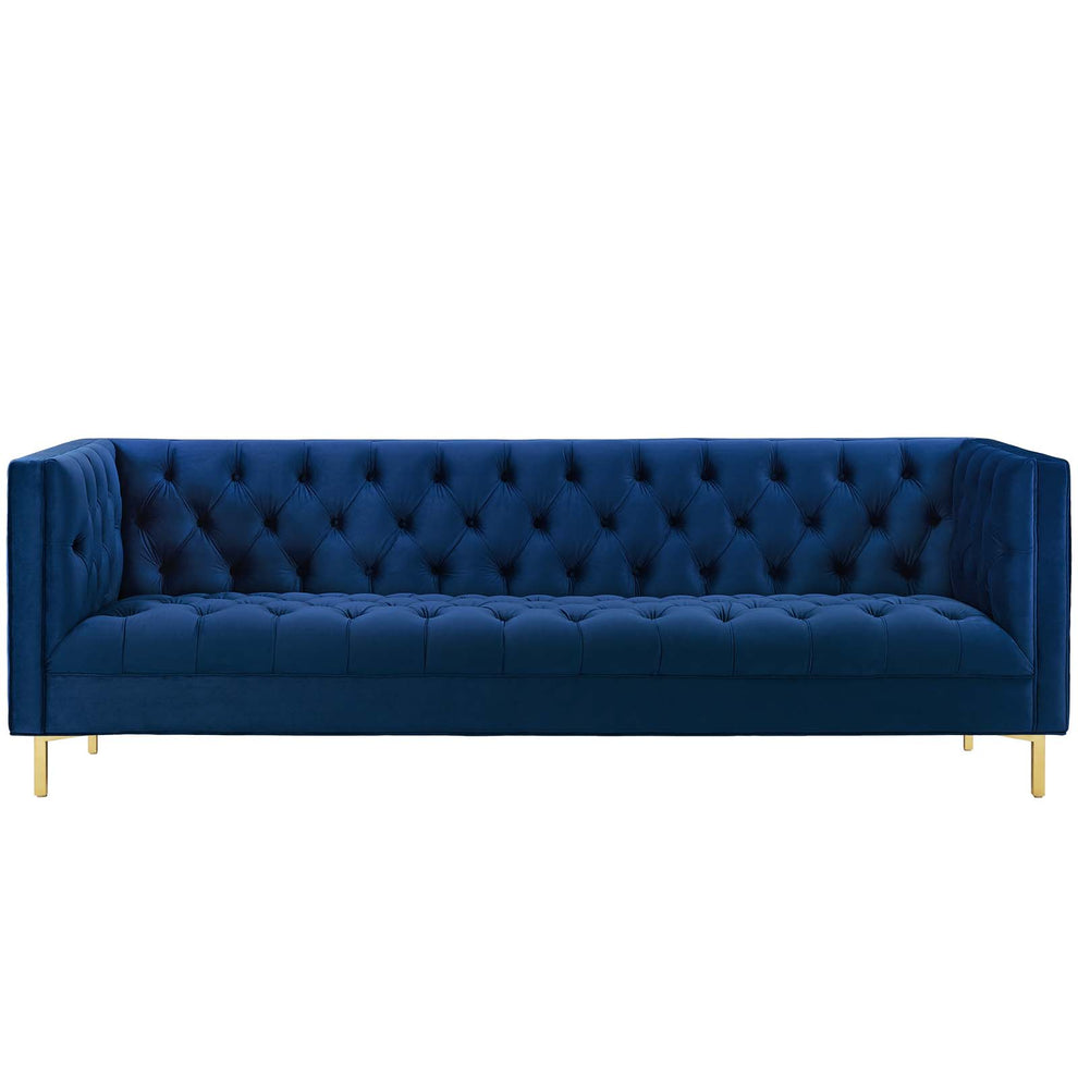 Modway Delight Tufted Button Performance Velvet Sofa - EEI-3455 | sofas | Modishstore - 12