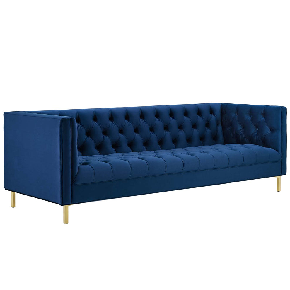 Modway Delight Tufted Button Performance Velvet Sofa - EEI-3455 | sofas | Modishstore - 19