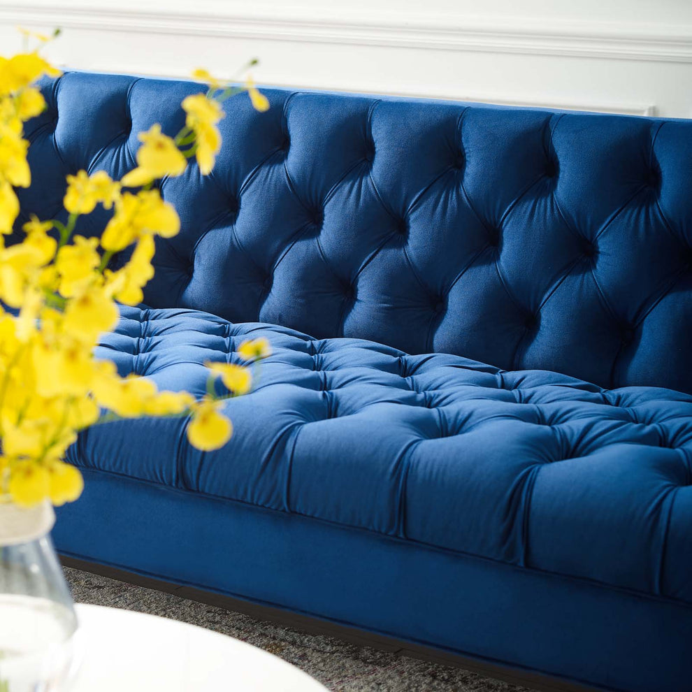 Modway Delight Tufted Button Performance Velvet Sofa - EEI-3455 | sofas | Modishstore - 16