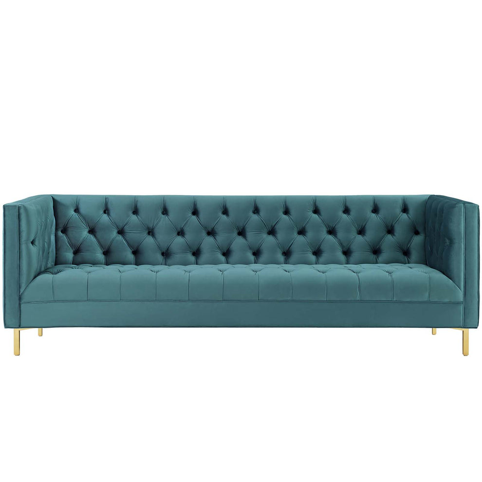 Modway Delight Tufted Button Performance Velvet Sofa - EEI-3455 | sofas | Modishstore - 13
