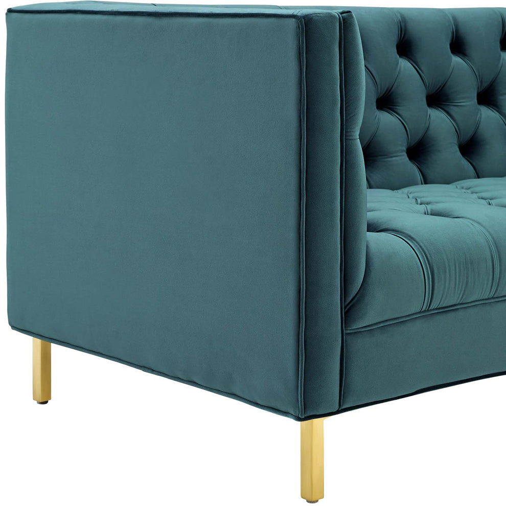 Modway Delight Tufted Button Performance Velvet Sofa - EEI-3455 | sofas | Modishstore - 10