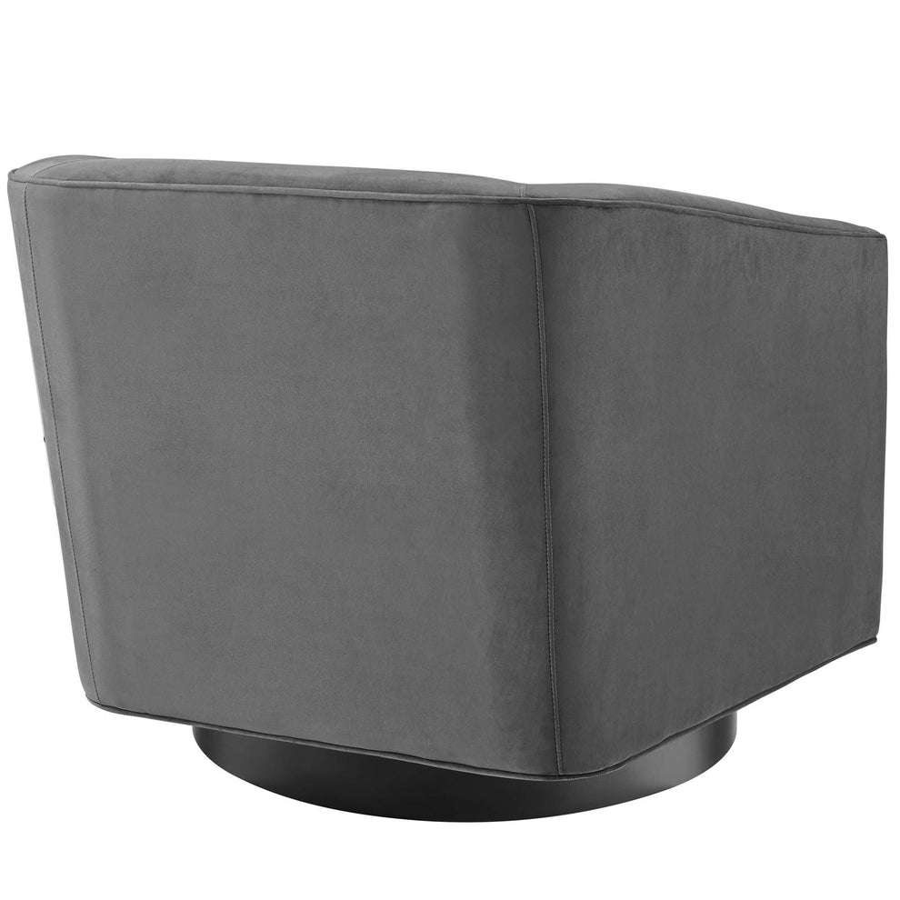 Modway Twist Accent Lounge Performance Velvet Swivel Chair - EEI-3456 | Lounge Chairs | Modishstore - 12