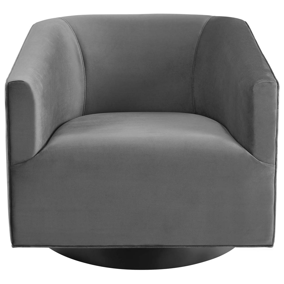 Modway Twist Accent Lounge Performance Velvet Swivel Chair - EEI-3456 | Lounge Chairs | Modishstore - 6