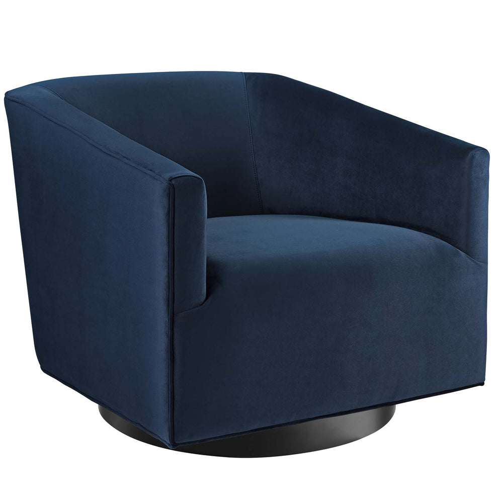 Modway Twist Accent Lounge Performance Velvet Swivel Chair - EEI-3456 | Lounge Chairs | Modishstore - 10
