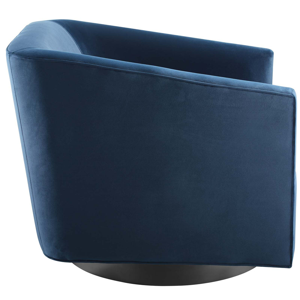 Modway Twist Accent Lounge Performance Velvet Swivel Chair - EEI-3456 | Lounge Chairs | Modishstore - 9