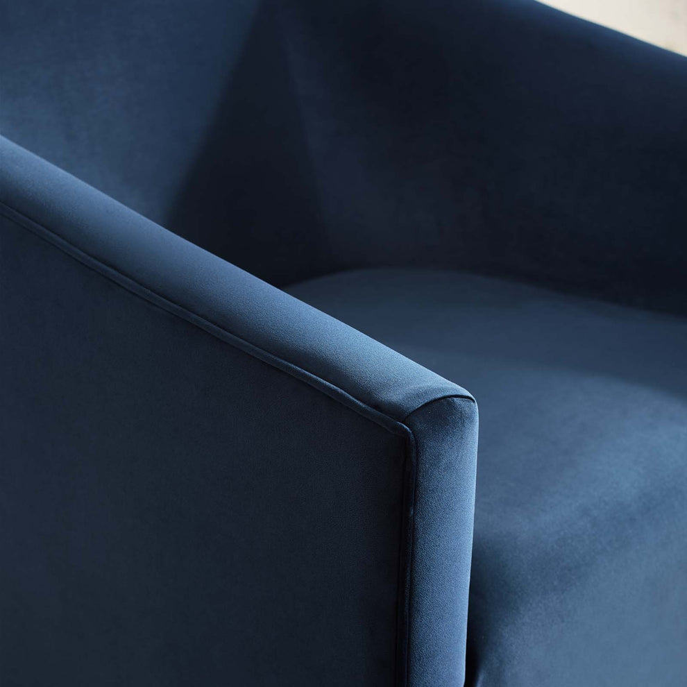 Modway Twist Accent Lounge Performance Velvet Swivel Chair - EEI-3456 | Lounge Chairs | Modishstore - 11