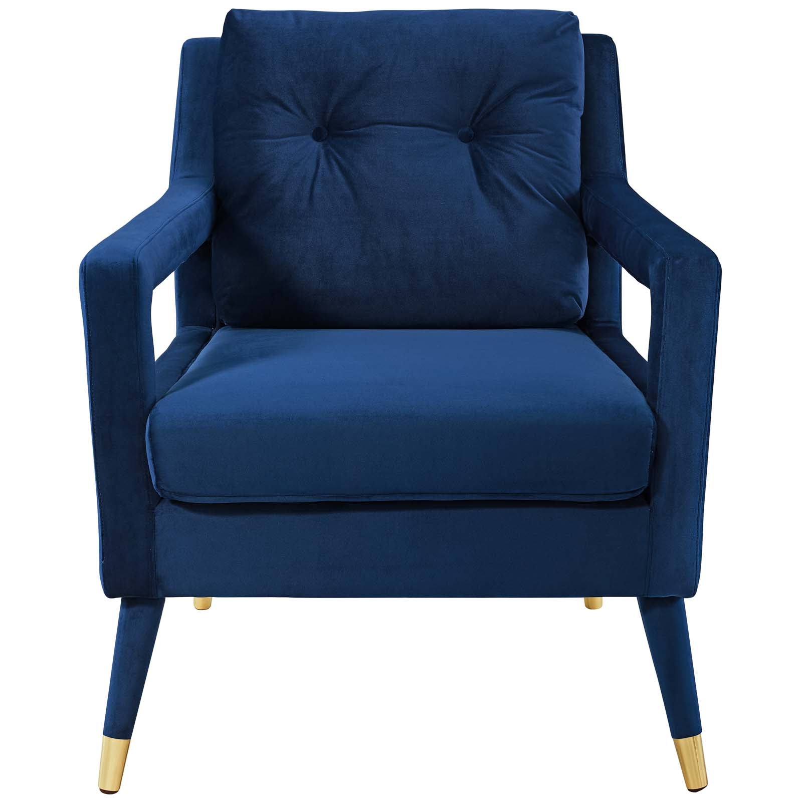 Premise Accent Lounge Performance Velvet Armchair By Modway - EEI-3457 | Armchairs | Modishstore - 5