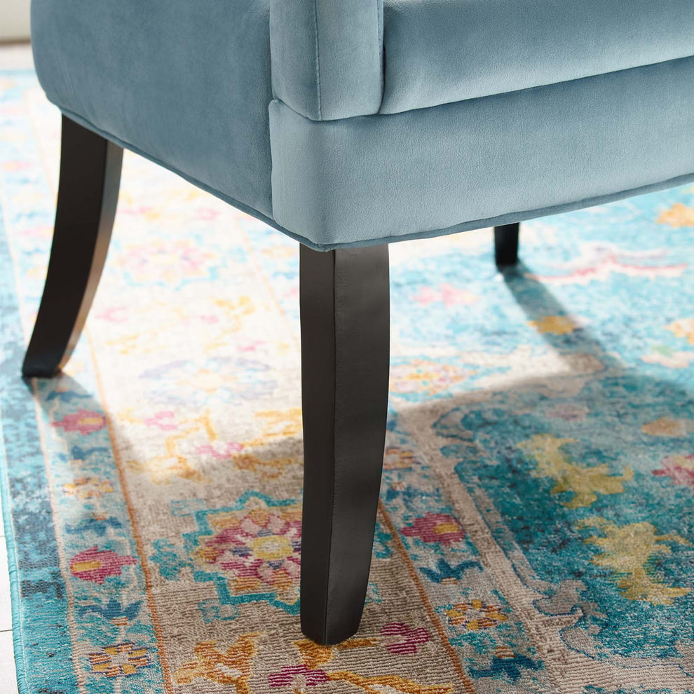 Modway Harken Performance Velvet Accent Chair - EEI-3458 | Accent Chairs | Modishstore - 17