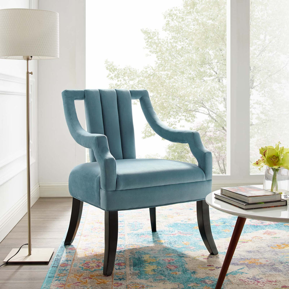 Modway Harken Performance Velvet Accent Chair - EEI-3458 | Accent Chairs | Modishstore - 7