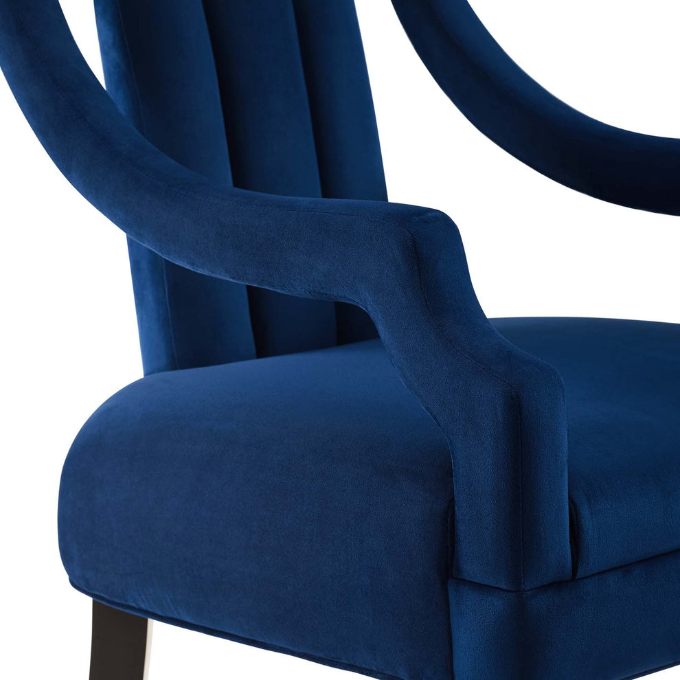 Modway Harken Performance Velvet Accent Chair - EEI-3458 | Accent Chairs | Modishstore - 19