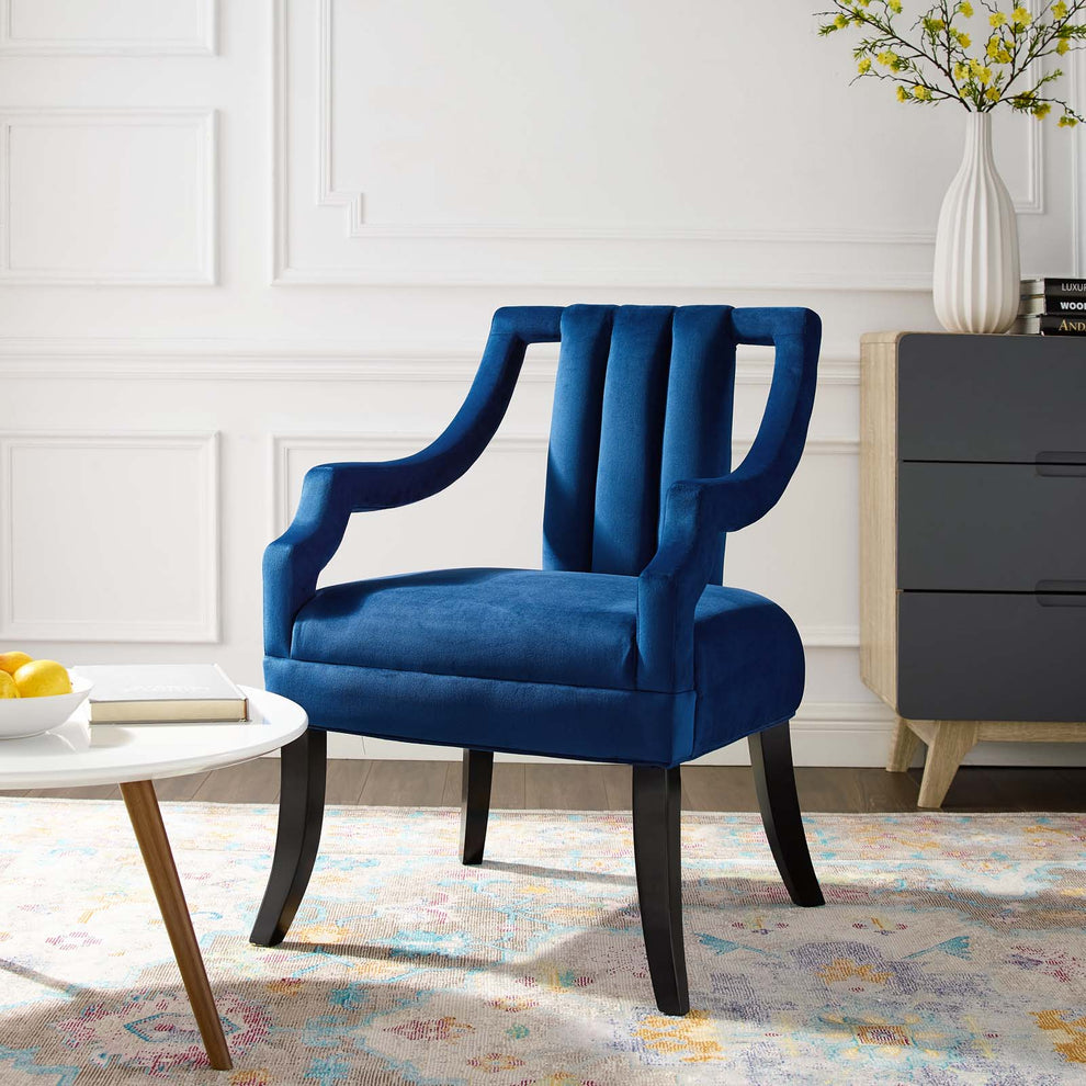 Modway Harken Performance Velvet Accent Chair - EEI-3458 | Accent Chairs | Modishstore - 12