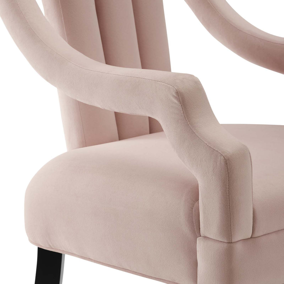 Modway Harken Performance Velvet Accent Chair - EEI-3458 | Accent Chairs | Modishstore - 2