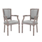 Modway Penchant Dining Armchair Upholstered Fabric Set of 2 - EEI-3462 | Dining Chairs | Modishstore - 6