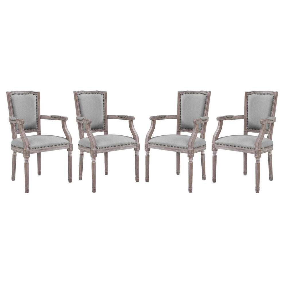 Modway Penchant Dining Armchair Upholstered Fabric Set of 4 - EEI-3463 | Dining Chairs | Modishstore - 1