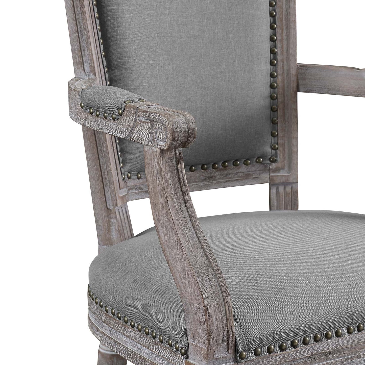 Modway Penchant Dining Armchair Upholstered Fabric Set of 4 | Dining Chairs | Modishstore-2