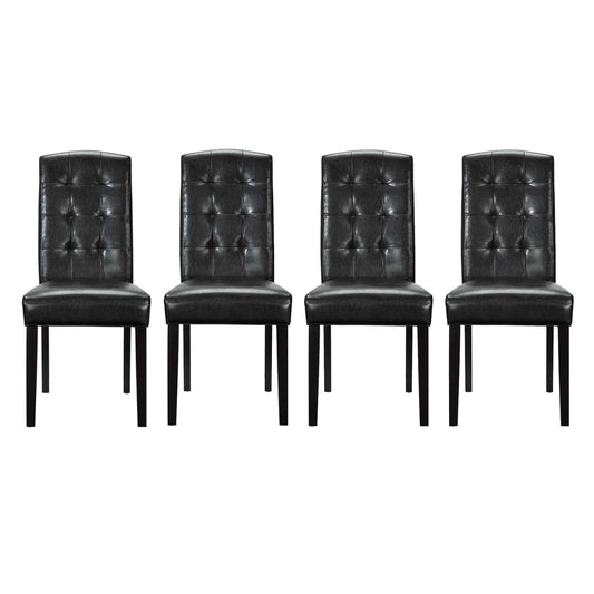 Modway Perdure Dining Chairs Vinyl Set of 4 | Dining Chairs | Modishstore