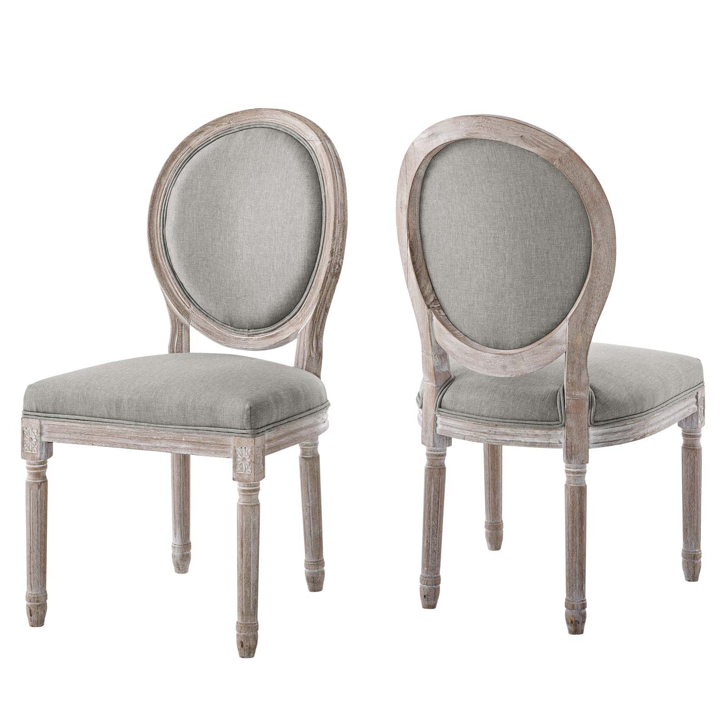 Modway Emanate Dining Side Chair Upholstered Fabric Set of 2 - EEI-3467 | Dining Chairs | Modishstore - 10