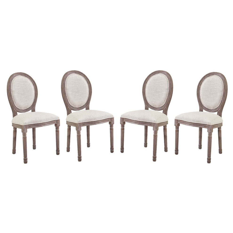 Modway Emanate Dining Side Chair Upholstered Fabric Set of 4 - EEI-3468 | Dining Chairs | Modishstore - 1
