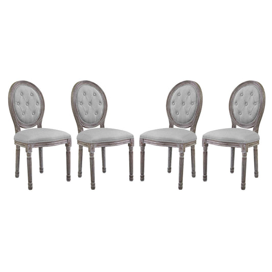 Modway Arise Dining Side Chair Upholstered Fabric Set of 4 - EEI-3470 | Dining Chairs | Modishstore - 1