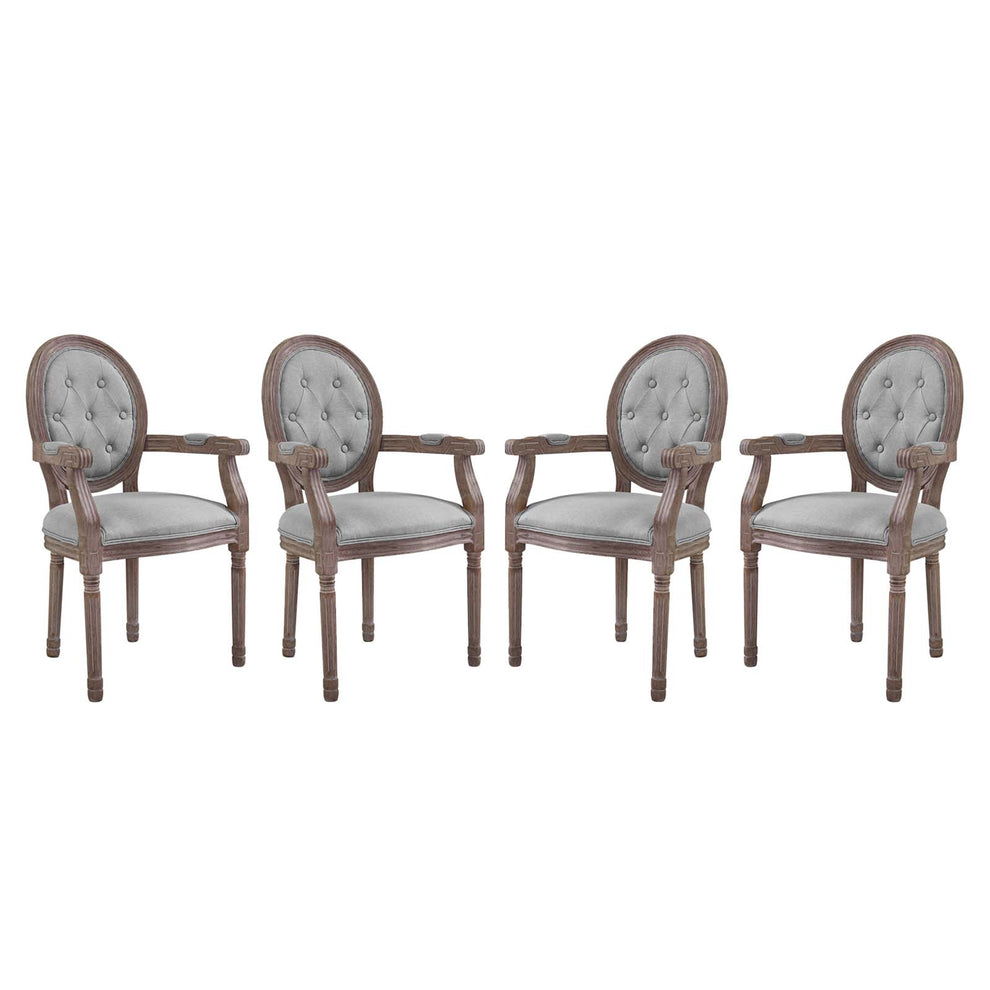 Modway Arise Dining Armchair Upholstered Fabric Set of 4 - EEI-3471 | Dining Chairs | Modishstore - 1