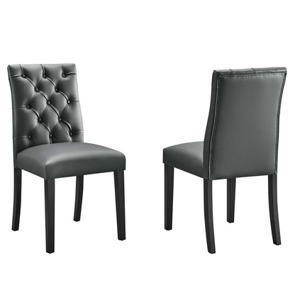 Modway Duchess Dining Chair Vinyl Set of 2 - EEI-3472 | Dining Chairs | Modishstore - 11