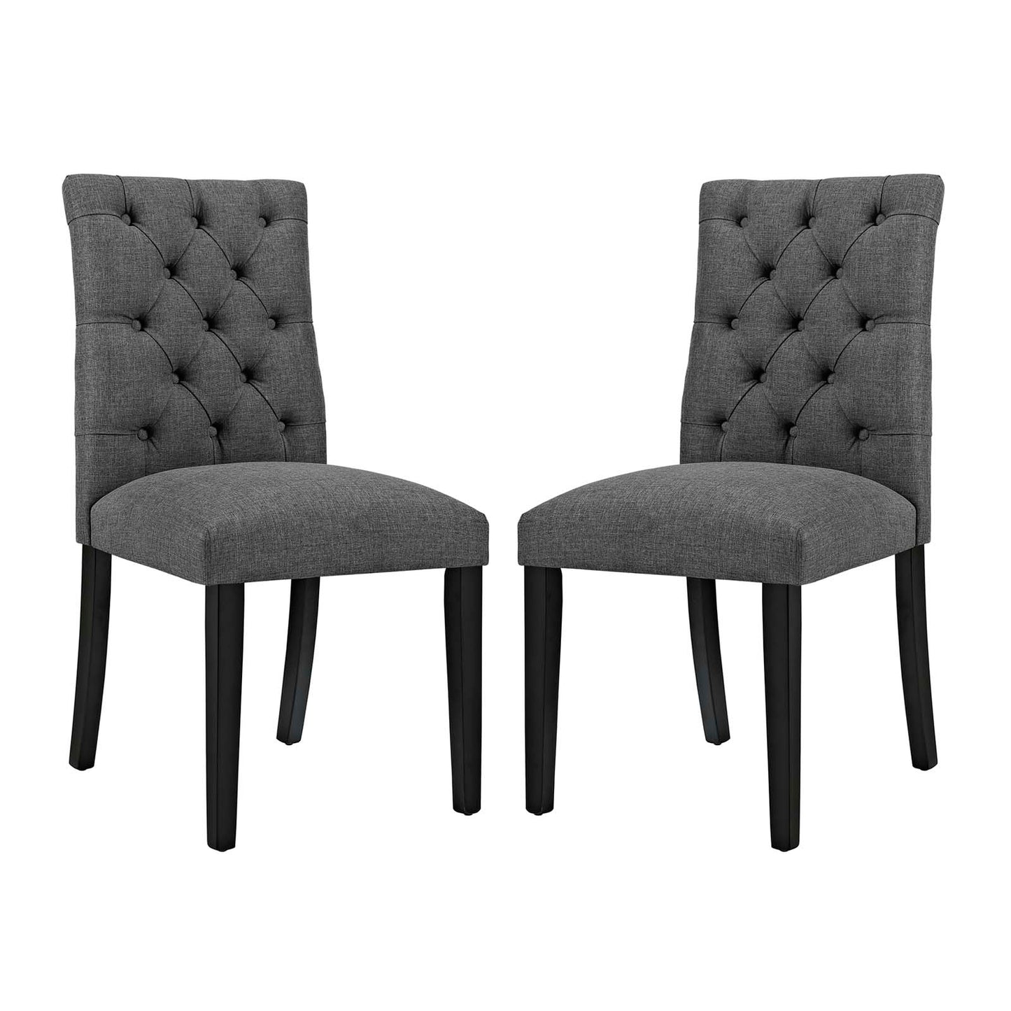 Modway Duchess Dining Chair Fabric Set of 2 | Dining Chairs | Modishstore-23