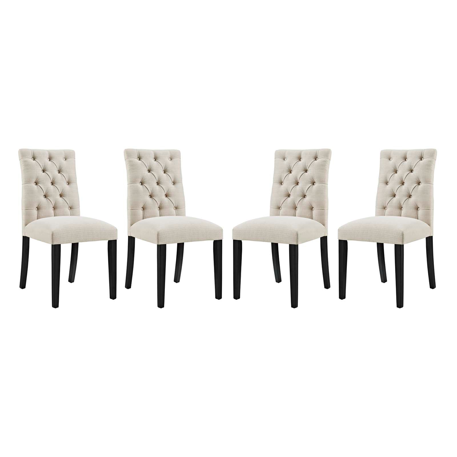 Modway Duchess Dining Chair Fabric Set of 4 - EEI-3475 | Dining Chairs | Modishstore - 1