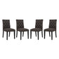 Modway Duchess Dining Chair Fabric Set of 4 | Dining Chairs | Modishstore-5