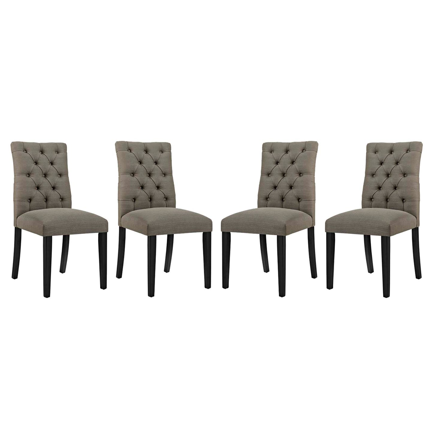 Modway Duchess Dining Chair Fabric Set of 4 | Dining Chairs | Modishstore-7