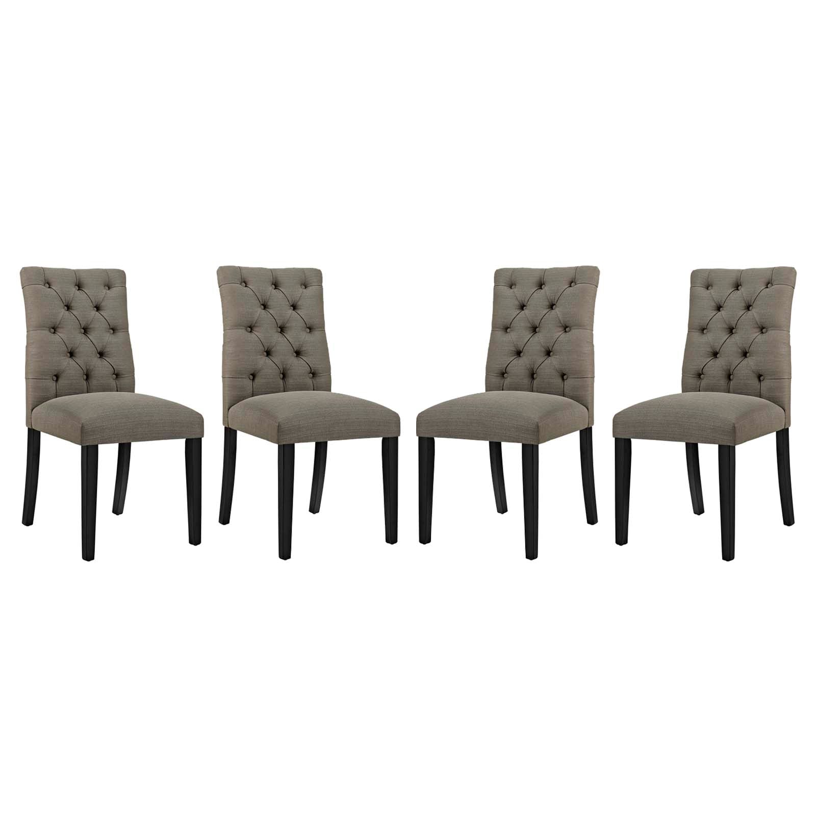 Modway Duchess Dining Chair Fabric Set of 4 | Dining Chairs | Modishstore-7