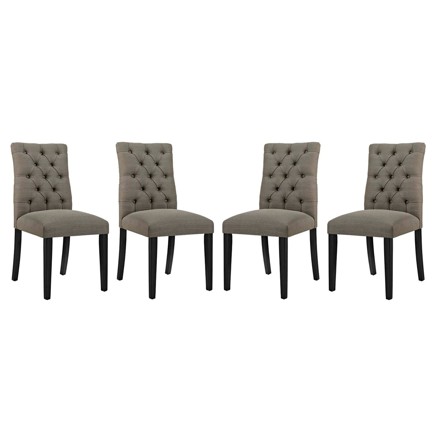 Modway Duchess Dining Chair Fabric Set of 4 - EEI-3475 | Dining Chairs | Modishstore - 7