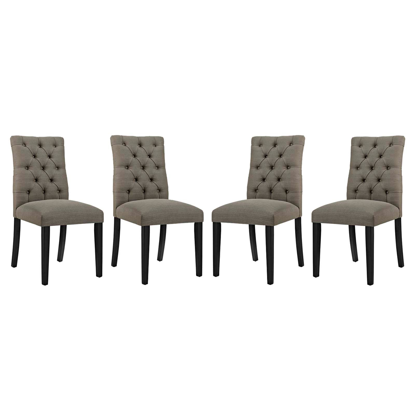Modway Duchess Dining Chair Fabric Set of 4 - EEI-3475 | Dining Chairs | Modishstore - 7